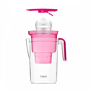 Фільтр-глечик BWT Vida electronic 2,6л (рожевий) + 3 картриджа - фото