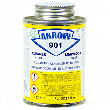 Обезжириватель для труб ПВХ/ХПВХ Arrow 901 118 мл - фото