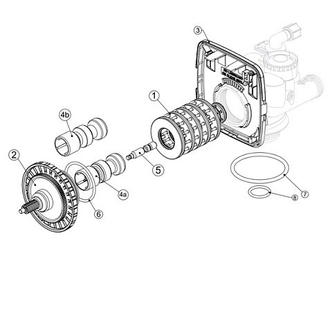 Распортная деталь (каретка) Clack V3005 для клапанов Clack WS1 - фото