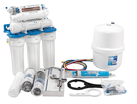 Фільтр зворотного осмосу Aquafilter RO7-75 (FRO5MA) RX75259516 з мембраною 75GPD мінералізатором Aimro та Aifir-2000 - фото