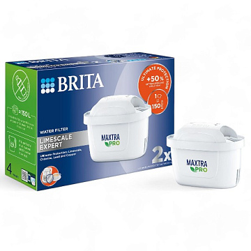 Сменный картридж для фильтра Brita Maxtra PRO Hard Water Expert (Limescale) для жесткой воды (2 шт) - фото