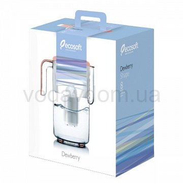 Фильтр кувшин Ecosoft Dewberry Shape оранжевый - фото