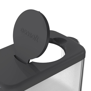 Фільтр-глечик Ecosoft Slim сірий 3,5/1,7л FMVSLIMBKECO - фото