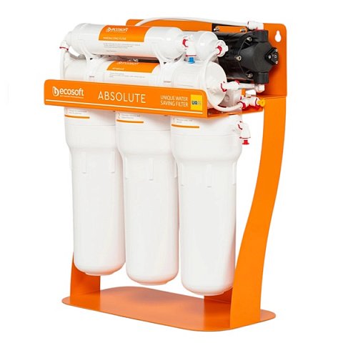 Фільтр зворотного осмосу Ecosoft Absolute з мінералізатором з помпою на станині MO675MPSECO - фото