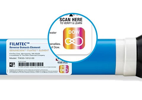 Мембрана обратного осмоса Dupont Dow Filmtec TW30-3012-500 (Original) - фото