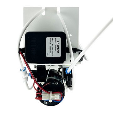 Помпа для обратного осмоса WZ-P6005 24V 0,65л/мин 40°C в сборе на кронштейне (для мембран 50-75GPD) - фото