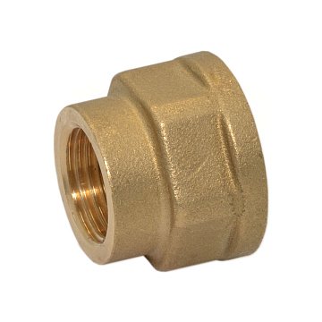 Муфта редукционная латунная Ø1/2'' х 3/4'' ВВ Pattaroni F271R004 - фото