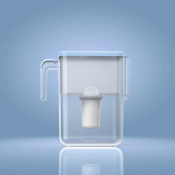 Фильтр-кувшин Ecosoft Slim голубой 3,5/1,7л FMVSLIMBECO - фото