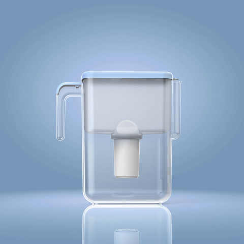 Фильтр-кувшин Ecosoft Slim голубой 3,5/1,7л FMVSLIMBECO - фото