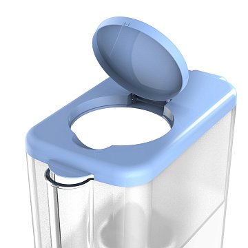 Фільтр-глечик Ecosoft Slim блакитний 3,5/1,7л FMVSLIMBECO - фото