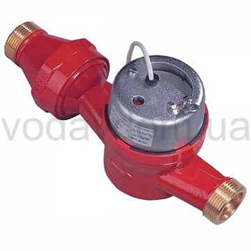 Імпульсний домовий лічильник гарячої води Apator JS130-10-NK ГВ 1 1/2'' - фото