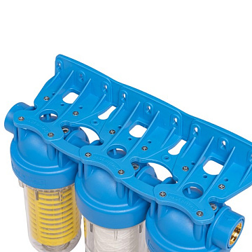 Фильтр Atlas HYDRA RAINMASTER TRIO Ø1/2'' + картриджи RAH, LA, FA 45°C 8bar RA6095214 - фото