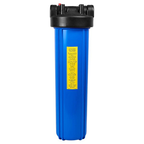 Магістральний фільтр для води Aqualite FH20BB G1'' 45°C 8bar (без картриджа) - фото