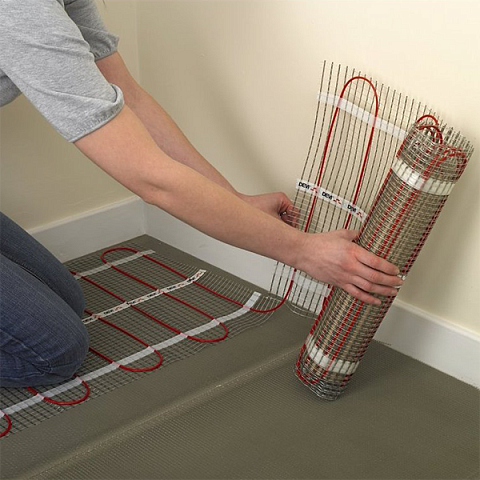 Тепла підлога Devi нагрівальний мат DEVIcomfort 100T (6,0м2) (83030518) - фото