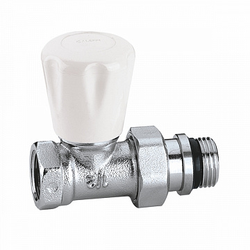 Клапан радіатора прямий Caleffi 412402 з вентилем 1/2'' - фото