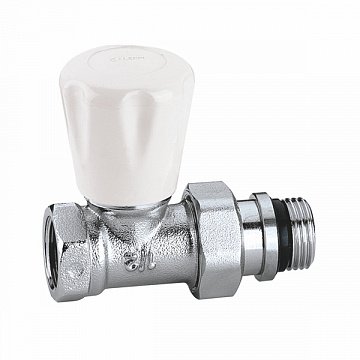 Клапан радиатора прямой Caleffi 412402 с вентилем 1/2'' - фото