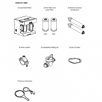 Система обратного осмоса Ecosoft RObust 3000 MAX прямого потока - фото