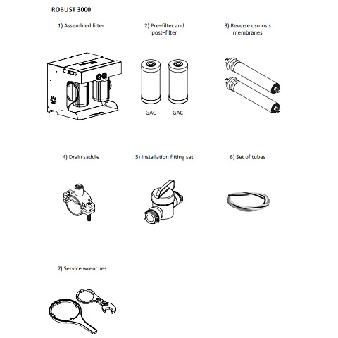 Система обратного осмоса Ecosoft RObust 3000 MAX прямого потока - фото