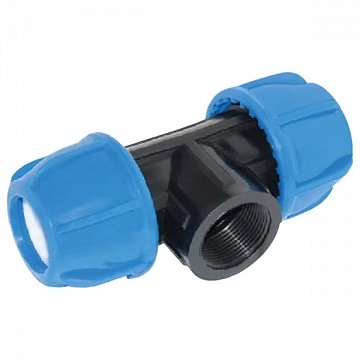 Тройник с внутренней резьбой Supra d32x3/4''ВР - фото