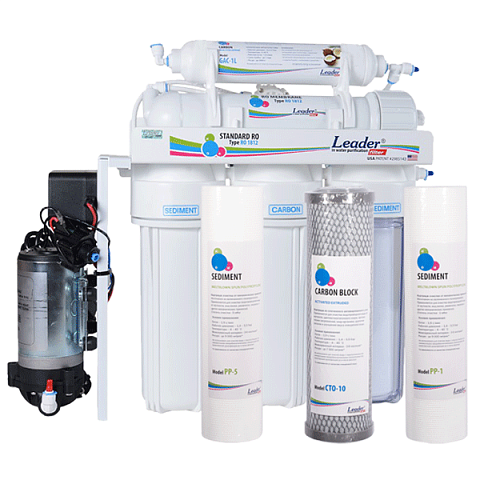 Фільтр зворотного осмосу Leader Standart RO-5 P МТ18 - фото