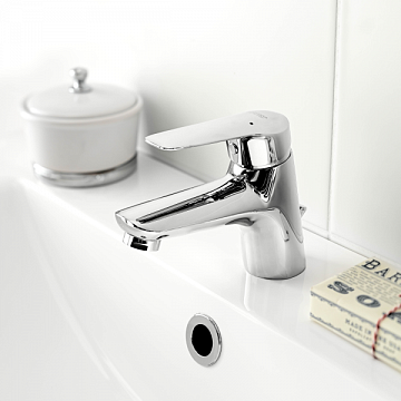 Смеситель для умывальника FERRO DIJON BDJ2 (с донным клапаном) - фото