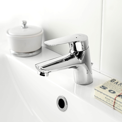 Смеситель для умывальника FERRO DIJON BDJ2 (с донным клапаном) - фото