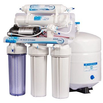 Фильтр обратного осмоса Aqualine RO-5 P МТ18 - фото