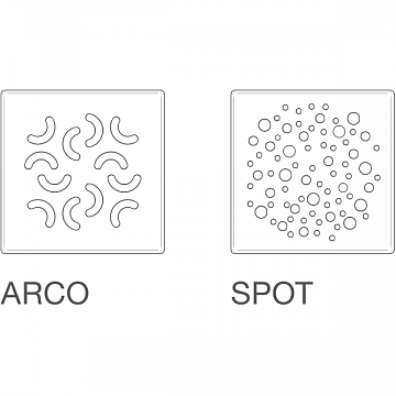 Душевой трап CAPRICORN Aqua Ambient ARCO 50 (угловой) - фото