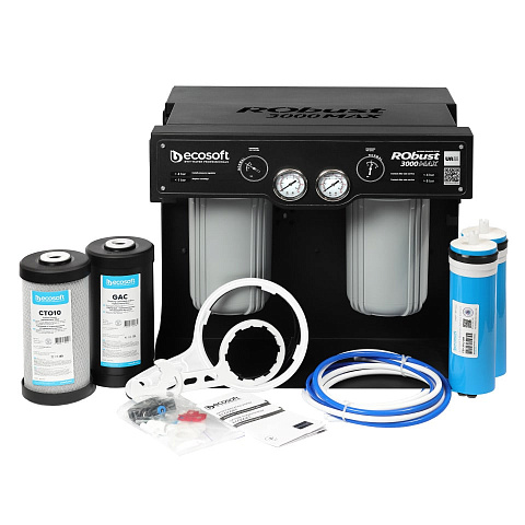 Система обратного осмоса Ecosoft RObust 3000 MAX прямого потока - фото