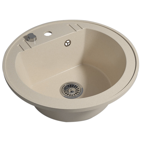 Кухонная мойка из гранита Ferro Mezzo II DRGM1/51SA - фото