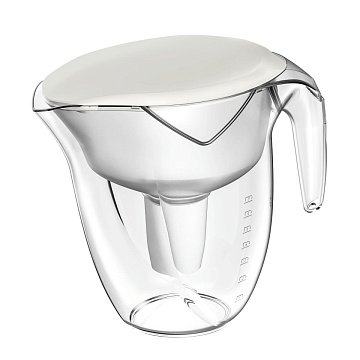 Фильтр-кувшин Ecosoft Nemo (перламутр) 3.0/1.8л FMVNEMOWECO + 3 картриджа - фото