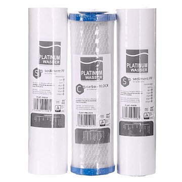 Набор картриджей Platinum Wasser для осмоса (1-2-3) - фото
