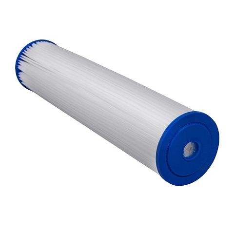Картридж многоразовый Aquafilter FCCEL20M20BB Ø107x506мм 20mcr 45°C (очистка от механических примесей) - фото